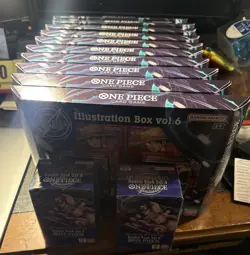 One Piece Illustration Box Vol 6 English(X8) +The Azure Sea’s Seven Booster (X2) - Image 1