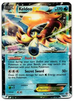 Keldeo EX BW61 - BW Black Star Promos Promo Pokemon TCG - HP Card - Image 1