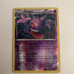 Pokemon Gengar Reverse Holo Card 60/162 Breakthrough XY - Image 2