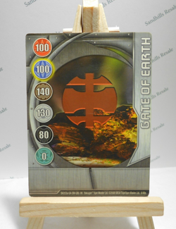 Bakugan Card - Gate Of Earth - Silver Gate Card - BA353a - 6/48e - 2008 - Image 1