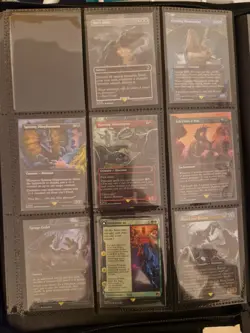 Magic MTG Universe Beyond Jurassic World REX Full Set FOIL ENG NM Cards + Token - Image 1