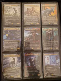 Magic MTG Universe Beyond Jurassic World REX Full Set FOIL ENG NM Cards + Token - Image 2