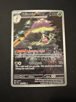 Pokemon TCG S&V Surging Sparks Shiinotic Card IR 194/191 Near Mint Condition - Image 1