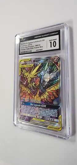CGC 10 Pokemon Card: Moltres & Zapdos & Articuno GX SM210 - Image 2