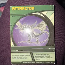 Bakugan Card - Attractor - Green Abiiity Card - BA193a - 13/15a - 2008 - Image 1