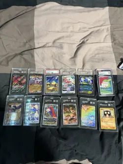 Lot Of Graded Pokemon Cards CGC/TAG/PSA - Image 1