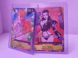 Nami & Nico Robin (Alt Art) St-29 One Piece Promo Cards - Image 4