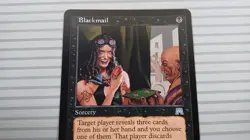 Magic: the Gathering Cards - Onslaught ~ Uncommon ~ Blackmail - Image 2