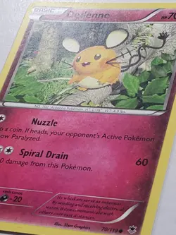 Dedenne 70/119 LP - XY Phantom Forces Pokemon Card - $2 Combined Shipping - Image 2