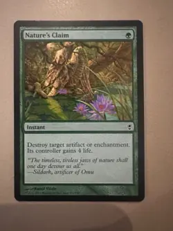 MTG - Nature's Claim - Conspiracy - NM - Image 1