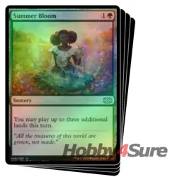 Foil Summer Bloom X4 M/NM Magic: The Gathering MTG Double Masters 2022 - Image 1