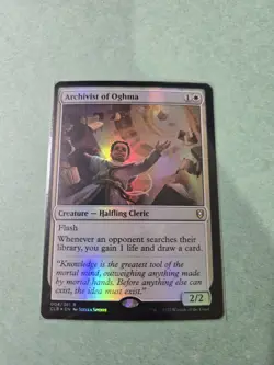 Archivist of Oghma Foil - Commander Legends: Battle for Baldur's Gate - NM - MTG - Image 1