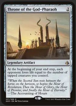Throne of the God-Pharaoh #237 (LP) Amonkhet AKH Magic MTG - Image 1