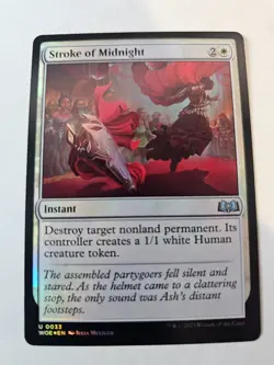 MTG - Stroke of Midnight FOIL - Wilds of Eldraine - Image 1