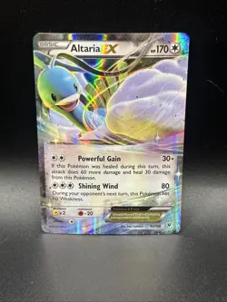 Pokemon TCG Altaria-EX Fates Collide 83/124 Holo Holo Rare EX - Image 1