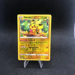 Pikachu 052/196 Swsh11: Lost Origin Reverse Holo Pokemon TCG - Image 1