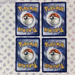 4x Misty's Psyduck 45/182 x4 Destined Rivals Pokemon TCG Playset NM - Image 2