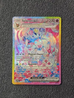 Sylveon ex 156/131 SIR SV: Prismatic Evolutions Pokemon TCG NM - Image 1
