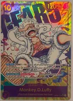 One Piece TCG OP05-119 Monkey D. Luffy Gear 5 Parallel SEC Alt Art English (A) - Image 1
