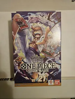 ONE PIECE TCG: GEAR5 STARTER DECK EX 21 (ST-21) FACTORY SEALED ENGLISH - Image 1
