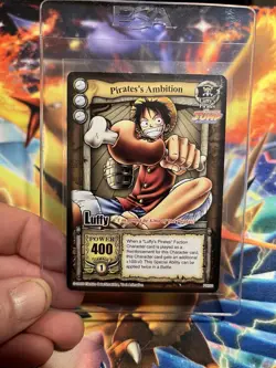 One Piece CCG The Quest Begins Pirate’s Ambition Luffy PR001 Shonen Jump Promo - Image 1