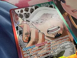 One Piece TCG Trafalgar Law Leader Alt Art OP01-002 English Alpha Pre Errata - Image 3
