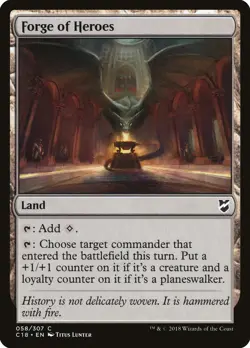 Forge of Heroes Commander 2018 NM Land Common MAGIC GATHERING CARD ABUGames - Image 1