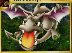 Aerodactyl 1/62 Fossil Holo Rare Pokemon TCG Card - Lightly Played LP - Image 2