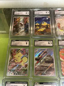 LOT OF 12 GRADED CCG POKEMON CARDS JAPANESE ENGLISH 7.5, 8, 8.5 & 9 SLABS - Image 2