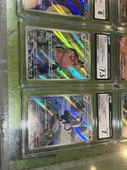 LOT OF 12 GRADED CCG POKEMON CARDS JAPANESE ENGLISH 7.5, 8, 8.5 & 9 SLABS - Image 5