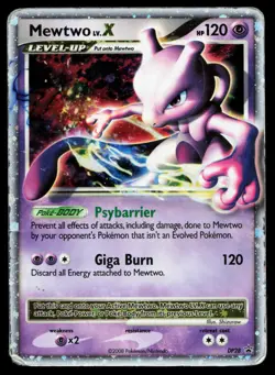 Mewtwo LV.X DP28 Diamond and Pearl Holo Pokemon Card - Image 1