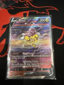 Pokemon TCG Raikou v Crown Zenith: Galarian Gallery Holo Ultra Rare Card #GG41 - Image 1