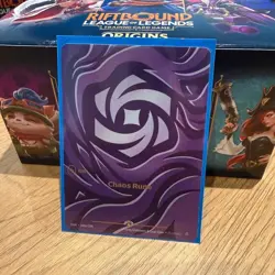 Chaos Rune Riftbound Promotional Cards Nexus Night 166b/298 ENGLISH FOIL - Image 1