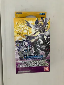 Digimon Card Game - Starter Deck Parallel World Tactician ST-10. New & Sealed - Image 1