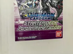 Digimon Card Game - Starter Deck Parallel World Tactician ST-10. New & Sealed - Image 2