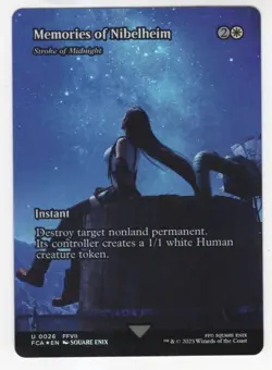 MTG Final Fantasy Through The Ages Foil #0026 Memories Of Nibelheim - Image 1