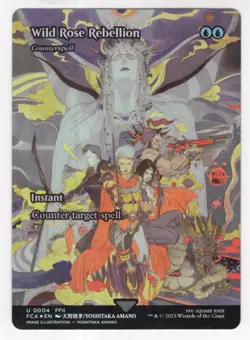 MTG Final Fantasy Through The Ages Foil #0004 Wild Rose Rebellion - Image 1