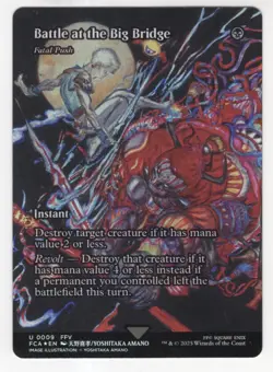 MTG Final Fantasy Through The Ages Foil #0009 Battle At The Big Bridge - Image 1