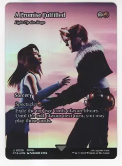 MTG Final Fantasy Through The Ages Foil #0039 A Promise Fulfilled - Image 1