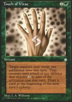 Touch of Vitae NM, English MTG Ice Age - Image 1