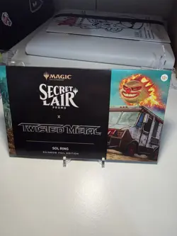 NEW Sealed MTG Secret Lair Promo x Twisted Metal Sol Ring Rainbow Foil English - Image 1