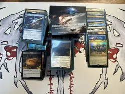 Deep Clue Sea - Murders at Karlov Manor Commander Deck With Sleeves - Image 1