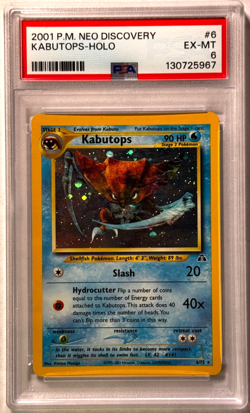 Kabutops Holo Rare PSA 6 EX-MT - (2001) Pokemon Neo Discovery #6/75 - Image 1