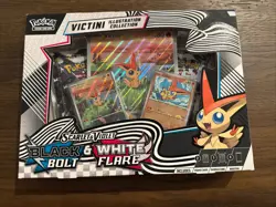 Pokemon TCG Victini Illustration Collection Box! Black Bolt/White Flare! Sealed! - Image 1