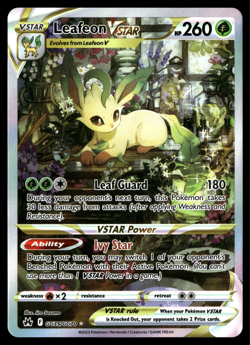 ✅Pokemon Leafeon VSTAR GG35/GG70 Crown Zenith: Galarian Gallery Holo ✅ NM ✅B4DO✅ - Image 1