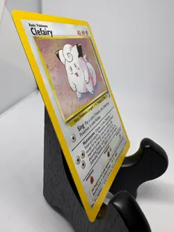 Pokemon TCG Clefairy #6/130 Base Set 2 Holo Rare Vintage LP good condition - Image 4