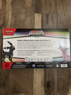 POKEMON TCG Prismatic Evolutions Premium Figure Collection English New Sealed - Image 2