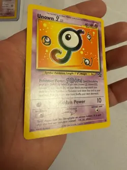 2001 Pokemon Unown J Non-Holo WOTC Black Star Promo #38 Spell of the Unown Entei - Image 4
