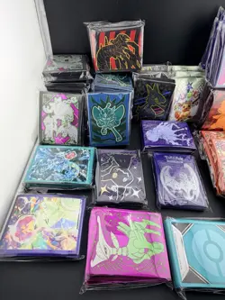 Lot of 37 Pokemon TCG Elite Trainer Box Sealed Sleeves! S&V! S&M! SWSH! - Image 5
