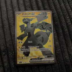 Pokemon TCG Zekrom ex Black Bolt Full Art Ultra Rare 158/086 NM - Image 1